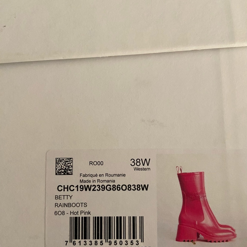 Chloé Hot Pink Platform Ankle Boots - Picture 4 of 4